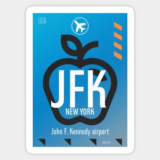 JFK blue Sticker